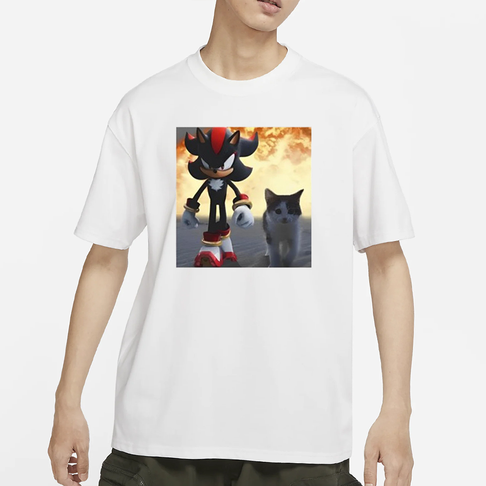 Shadow The Hedgehog And Cat T-Shirt