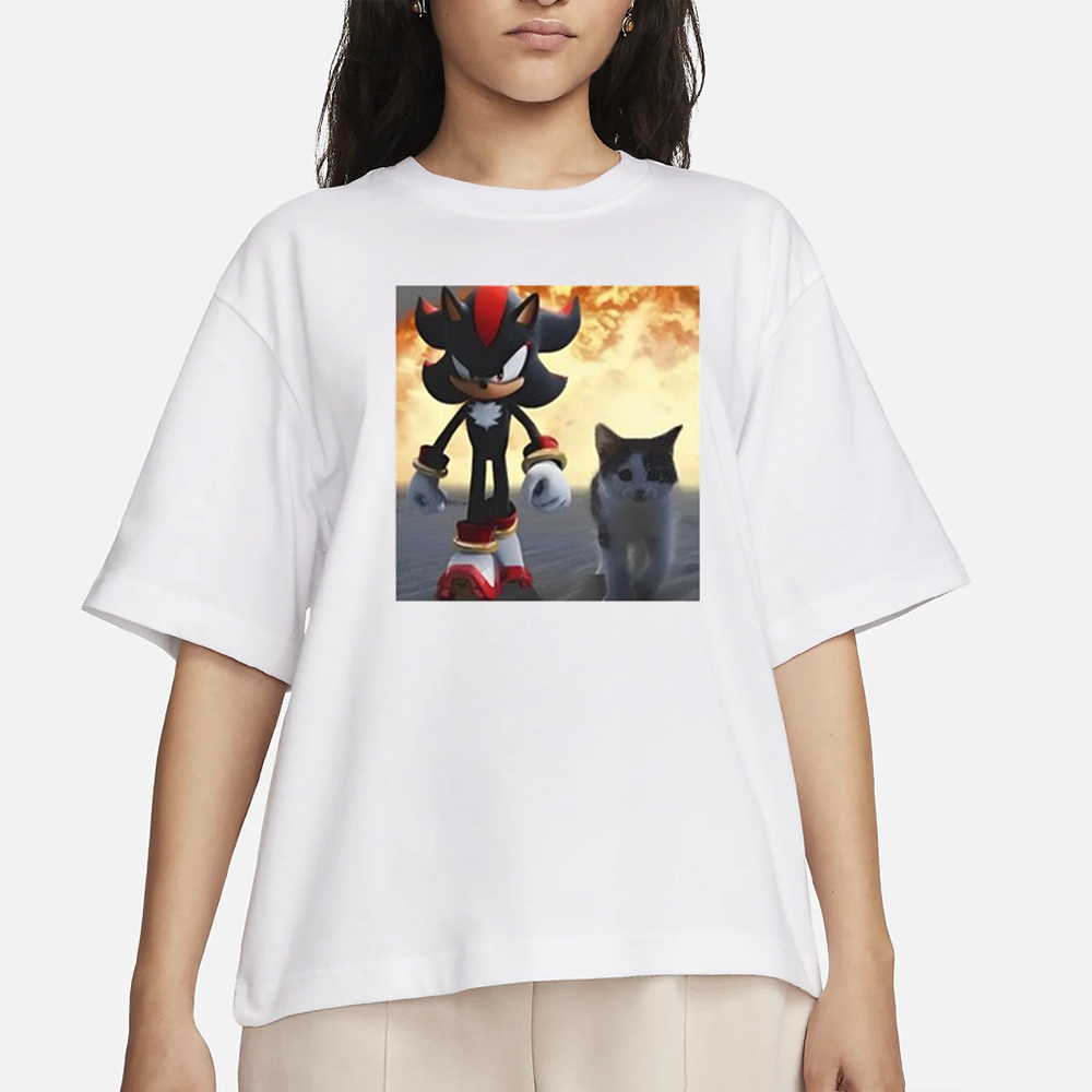 Shadow The Hedgehog And Cat T-Shirts