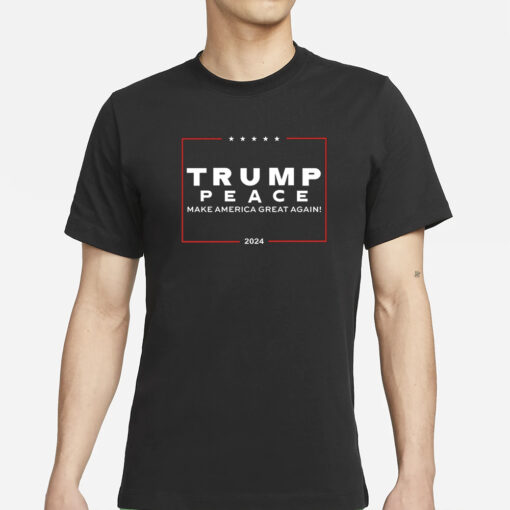 Shem Horne Trump Peace Make America Great Again 2024 T-Shirt