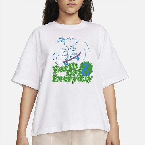 Snoopy Earth Day Everyday T-Shirt