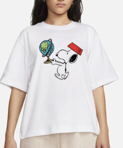 Snoopy Take Care Of The Planet Earth Day T-Shirt