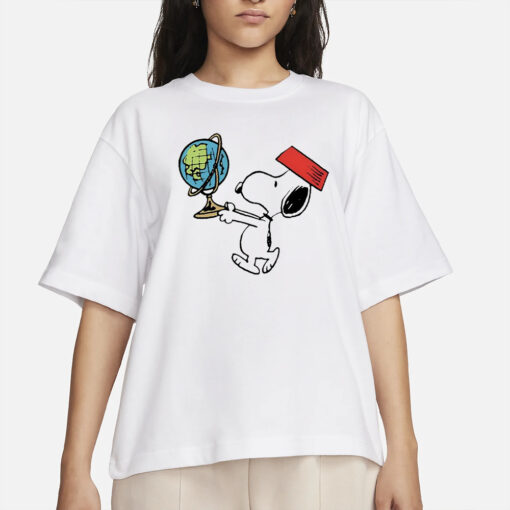 Snoopy Take Care Of The Planet Earth Day T-Shirt