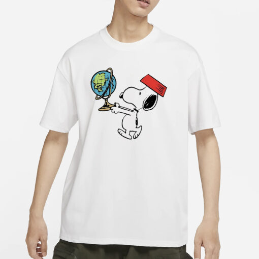 Snoopy Take Care Of The Planet Earth Day T-Shirts