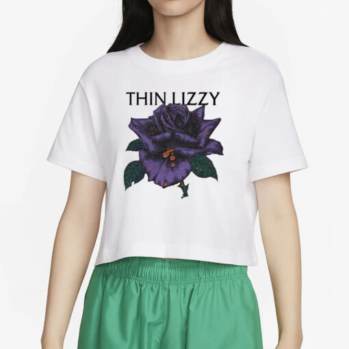 Thin Lizzy Black Rose Flourish T-Shirt