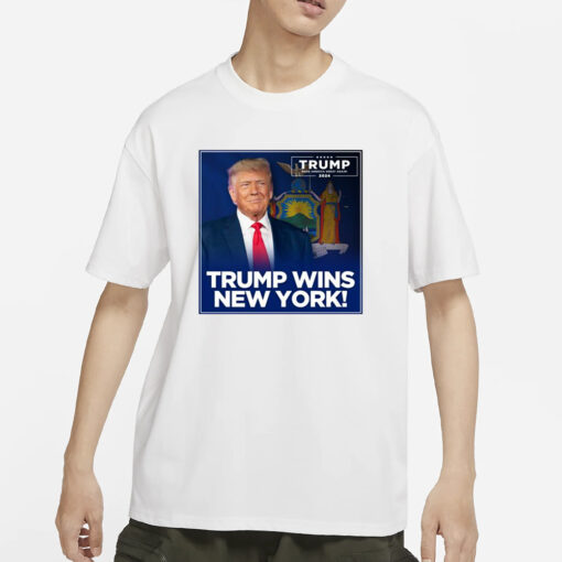 Trump Wins New York Trump Make America Great Again 2024 T-Shirt