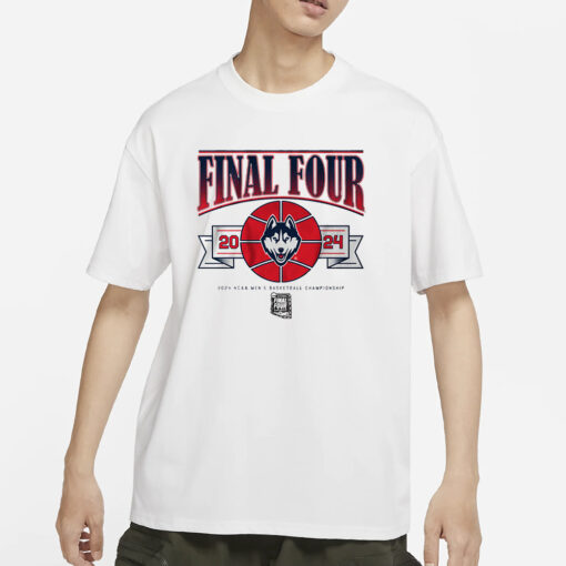 UCONN MEN'S BASKETBALL 2024 FINAL FOUR T-SHIRTS