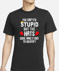 You Can't Fix Stupid But The Hats Sure Make It Easy To Identify T-Shirts