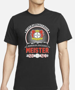 bayer 04 Leverkusen Bundesliga Deutscher Meister 2023-2024 T-Shirts