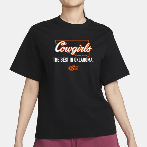 Cowgirls The Best In Oklahoma T-Shirt1