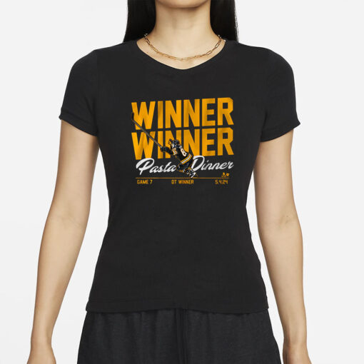 DAVID PASTRNAK WINNER WINNER PASTA DINNER T-SHIRT