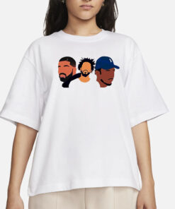 Drake J Cole Kendrick Rapper Art T-Shirt