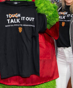 Sf Giants Tough Talk It Out Mental Health Awareness T-Shirt