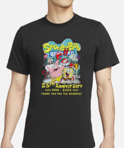 SpongeBob SquarePants 25th Anniversary 1999-2024 Thank You For The Memories T-Shirts