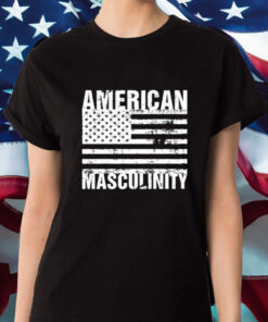 American Masculinity Usa Flag T-Shirt