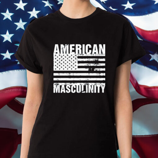 American Masculinity Usa Flag T-Shirt