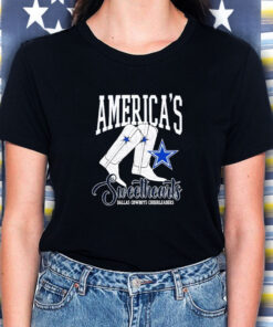 America’s Sweethearts Dallas Cowboys Cheerleaders Boots T-Shirt5