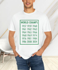 BOSTON BASKETBALL 18-TIME WORLD CHAMPIONS T-SHIRT4