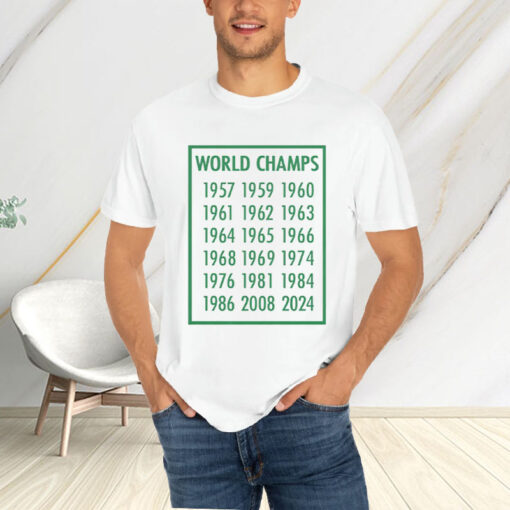 BOSTON BASKETBALL 18-TIME WORLD CHAMPIONS T-SHIRT4