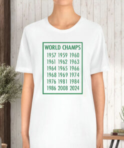 BOSTON BASKETBALL 18-TIME WORLD CHAMPIONS T-SHIRT5