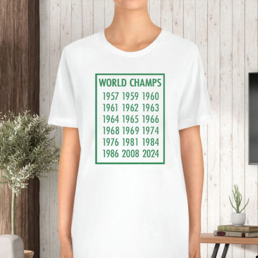 BOSTON BASKETBALL 18-TIME WORLD CHAMPIONS T-SHIRT5