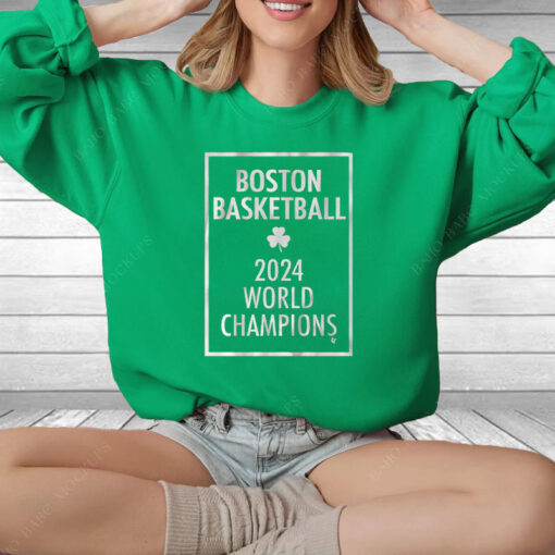 BOSTON BASKETBALL 2024 WORLD CHAMPIONS T-SHIRT4