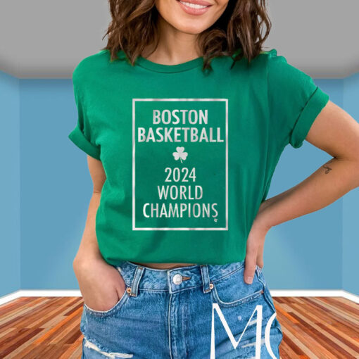 BOSTON BASKETBALL 2024 WORLD CHAMPIONS T-SHIRT5