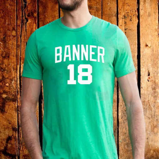 BOSTON BASKETBALL BANNER 18 T-SHIRT