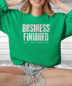 BOSTON BASKETBALL BUSINESS FINISHED T-SHIRT4