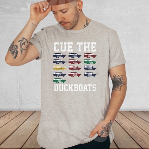 Barstool Sports CUE THE DUCKBOATS 2024 T-SHIRT4