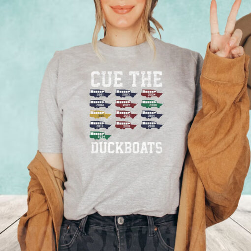 Barstool Sports CUE THE DUCKBOATS 2024 T-SHIRT5