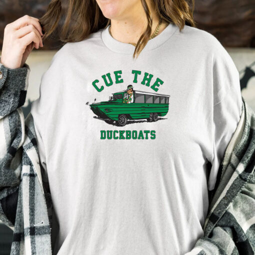 Barstool Sports CUE THE DUCKBOATS BOS T-SHIRT1