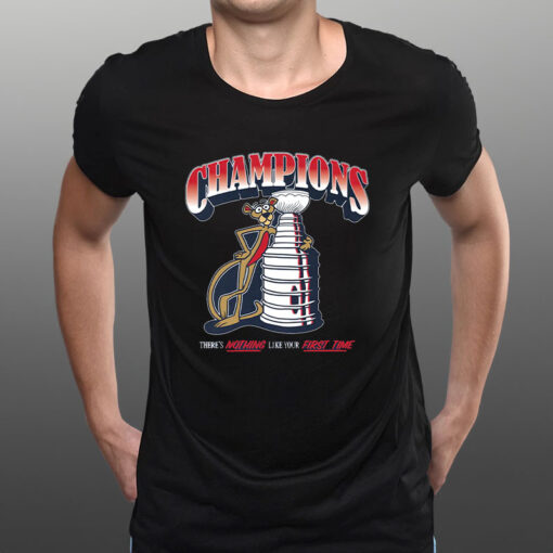 Barstool Sports FL CHAMPIONS 24 T-SHIRT1