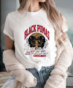 Black Pumas January 25-27, 2024 The Salt Shed Chicago, IL T-Shirt2