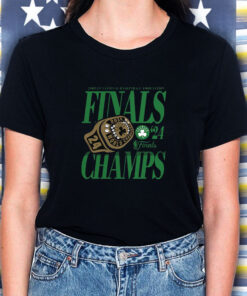 Boston Celtics Fanatics 2024 Nba Finals Champions Ball Screen Ring T-Shirt5