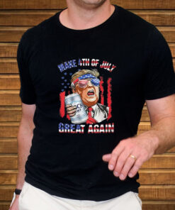 Busch Light Make 4th of July Great Again Trump T-Shirt4