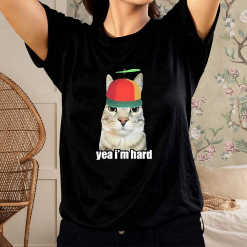 Cat Yea Im Hard T-Shirt2