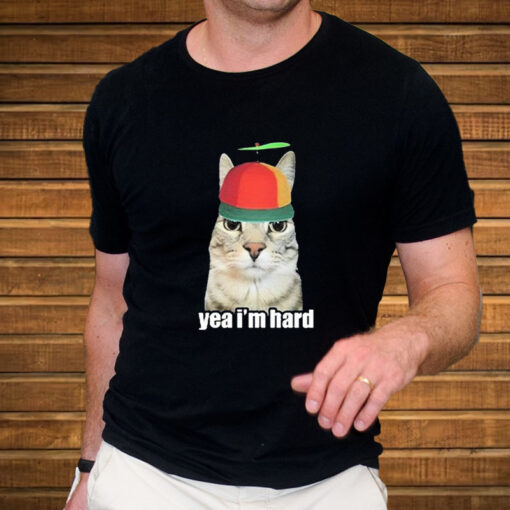 Cat Yea Im Hard T-Shirt3