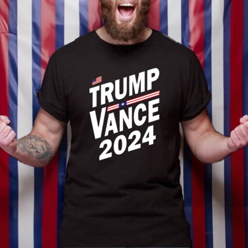 Charlie Kirk Trump Vance 2024 T-Shirt4