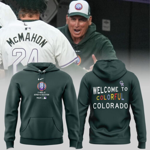 Colorado Rockies Welcome To Colorful Colorado Hoodie