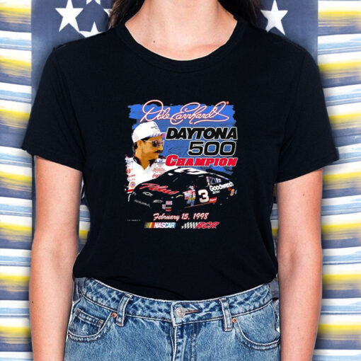 Dale Earnhardt 1998 Daytona 500 Champion Win February 15 1998 T-Shirt5