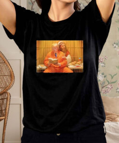 Donald Trump Convicted Felon With Jesus And Cheeseburgers T-Shirt2