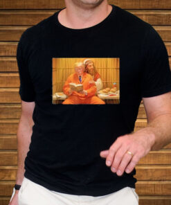 Donald Trump Convicted Felon With Jesus And Cheeseburgers T-Shirt3