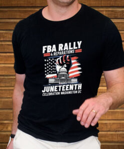 FBA Rally 4 Reparations Juneteenth Celebration Washington DC T-Shirt3