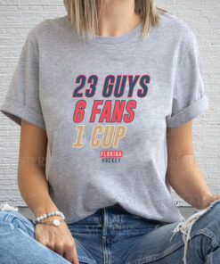 FLORIDA HOCKEY 23 GUYS, 6 FANS, 1 CUP T-SHIRT