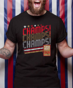 FLORIDA HOCKEY CHAMPS CHAMPS CHAMPS T-SHIRT4