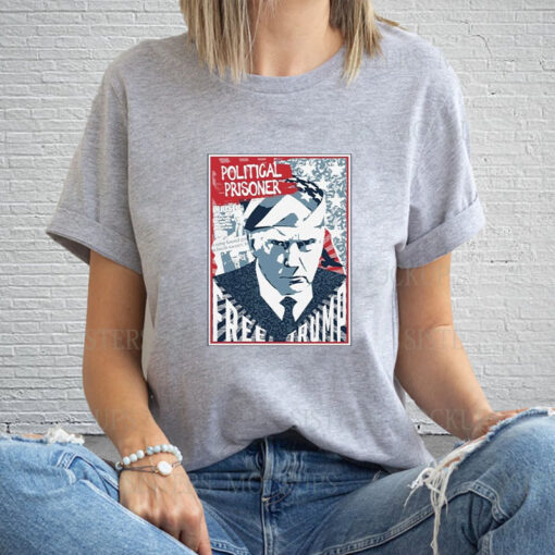 Free Trump Political Prisoner 2024 T-Shirt