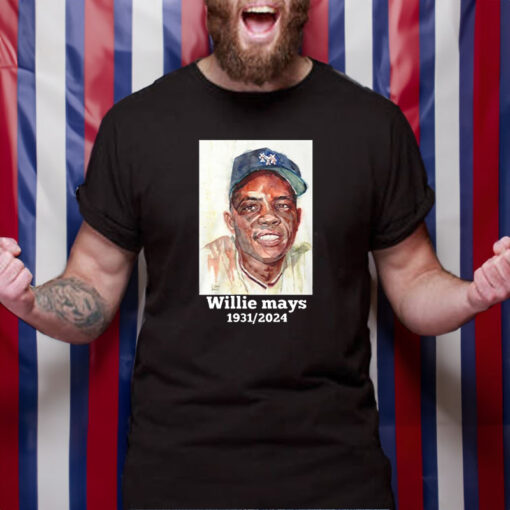 Rest in Peace Willie Mays 1931 2024 T-Shirt3