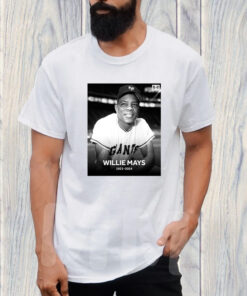 Rip Willie Mays 1931-2024 T-Shirt