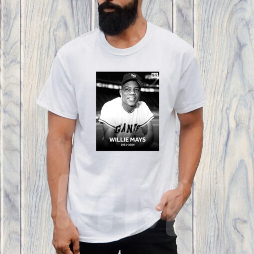 Rip Willie Mays 1931-2024 T-Shirt