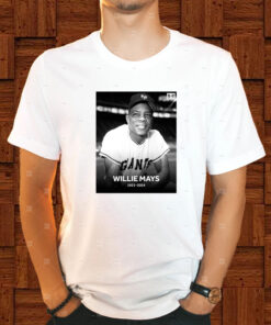 Rip Willie Mays 1931-2024 T-Shirt1